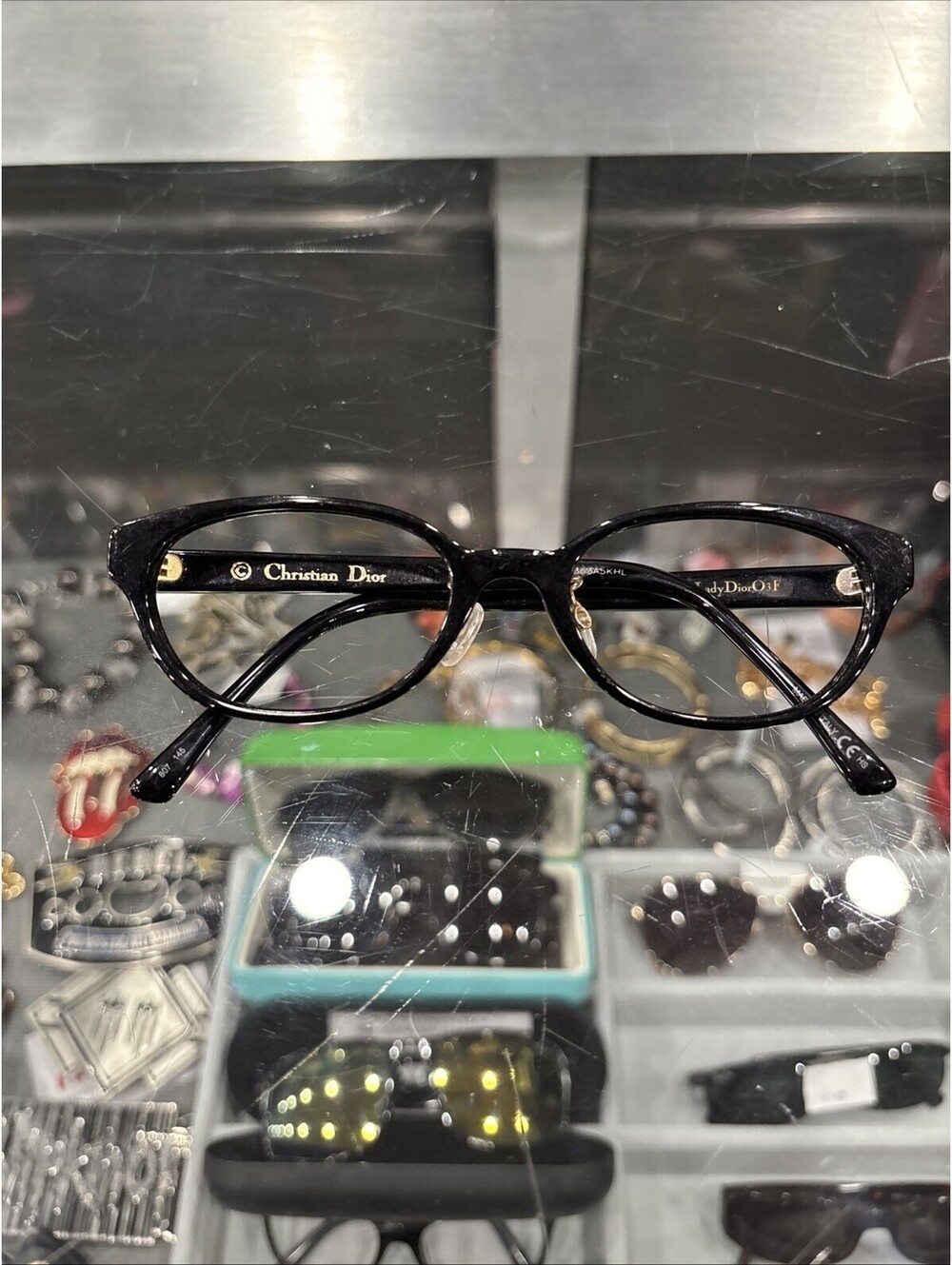 Woman’s Vintage Christian Dior Lady Dior O3F  Lensless sunglasses
